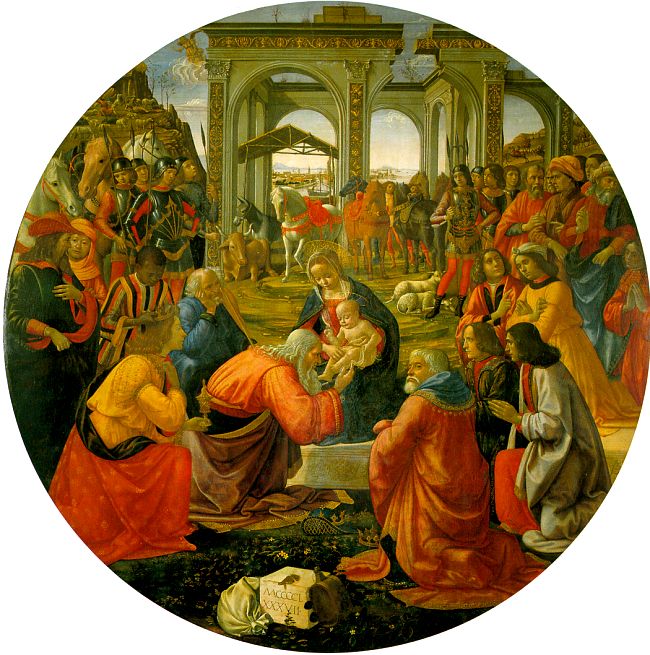 Domenico Ghirlandaio The Adoration of the Magi  aa